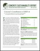 Concrete Sustainability Report